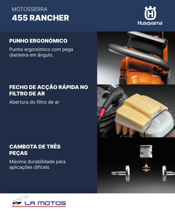 Motosserra Husqvarna 455 RANCHER