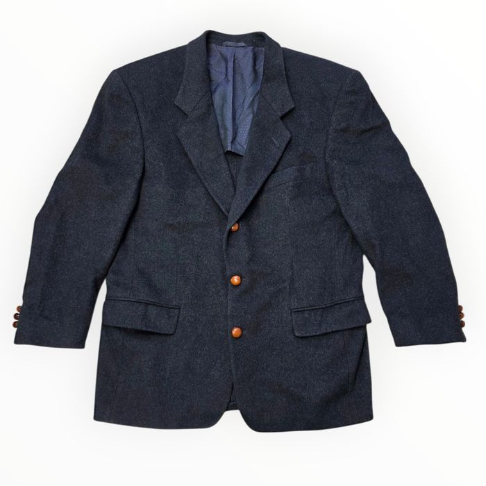 Hugo Boss marynarka vintage casual wełna kaszmir luksusowa męska 52