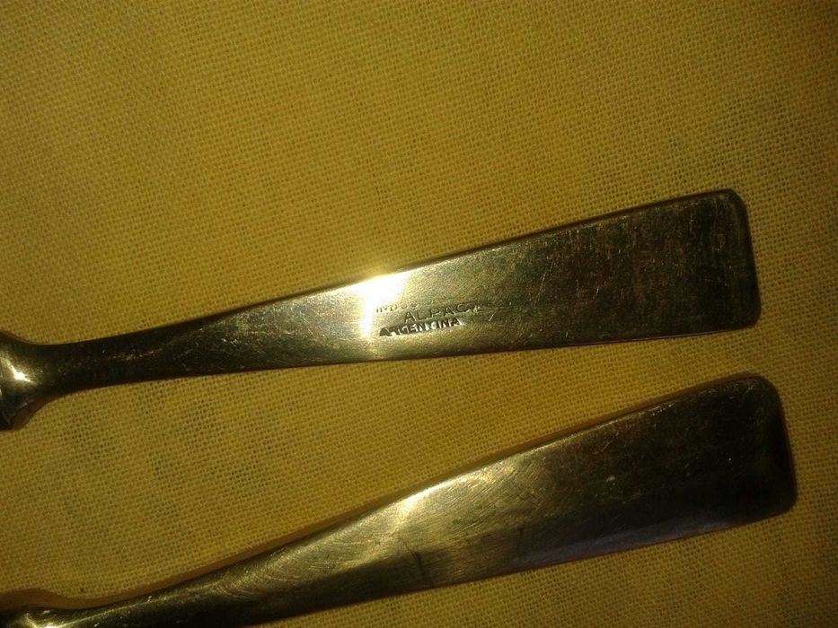 Talheres de ALPACA  Sobremesas.