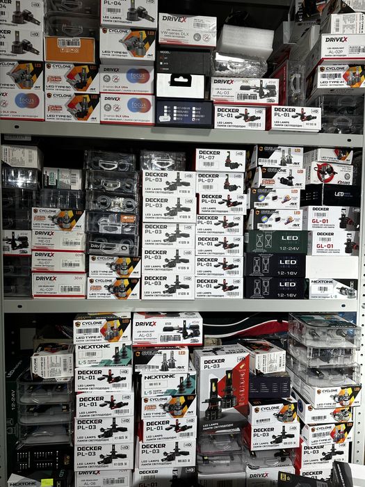 Підбір установка Led can Decker лед лампа декер pl01 pl03 h1 h7 h11 h4
