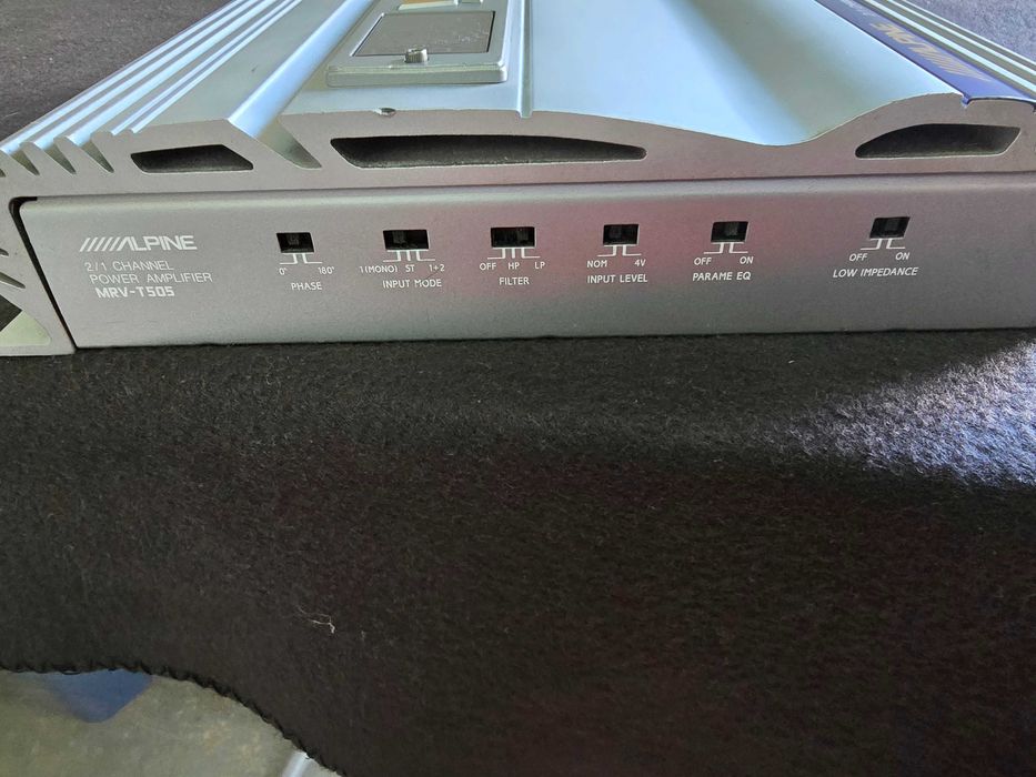 Amplificador alpine v12 2/1 canal