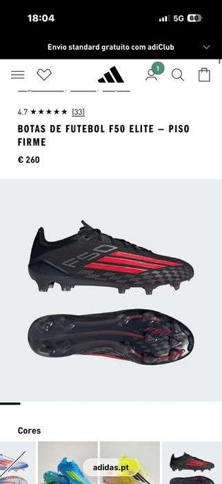 Chuteiras F50 originais tamanho 42