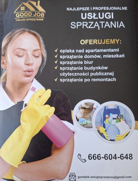 Usługi sprzątania