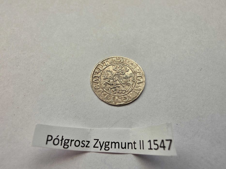 Półgrosz Zygmunta II Augusta