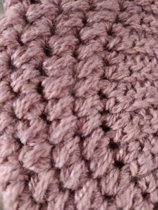 Теплий берет, ручне в'язання