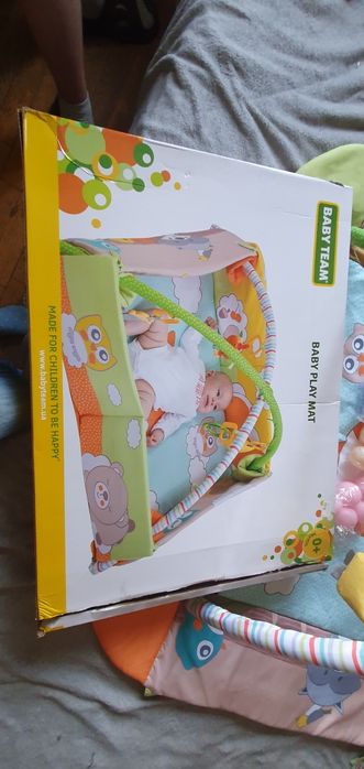 Коврик манеж , коврик с дугами