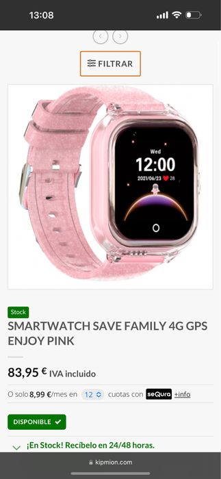 Дитячий годинник save femily 4g