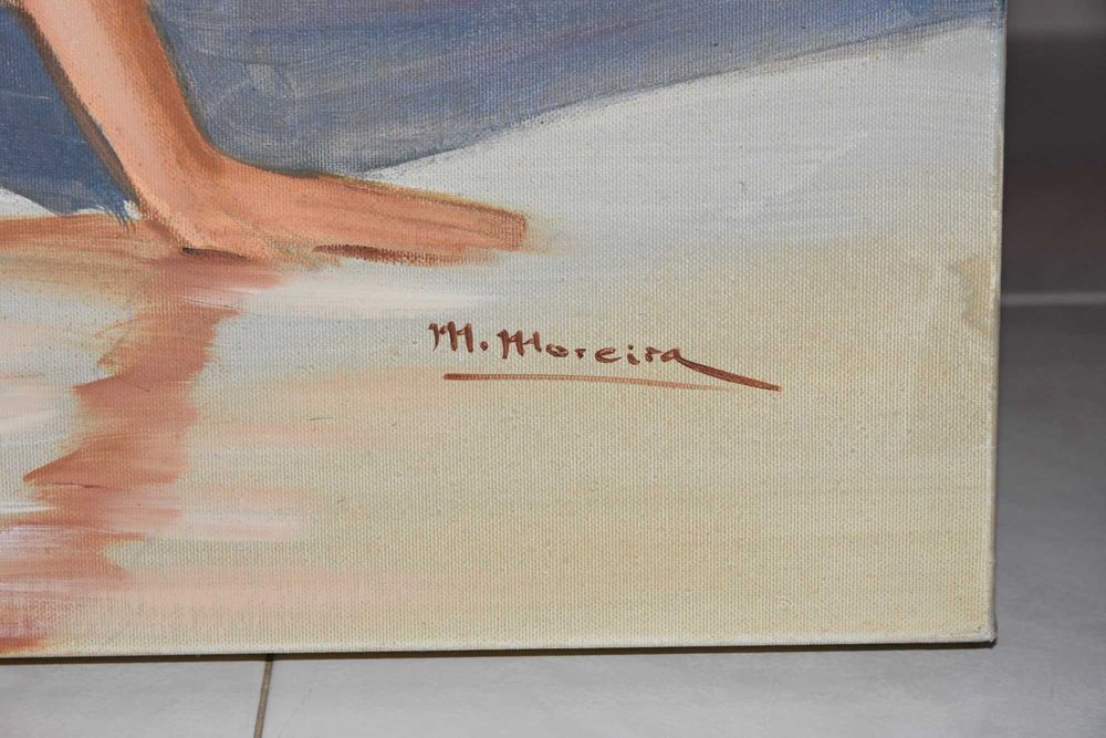 Vendo quadro pintado em tela M. Moreira