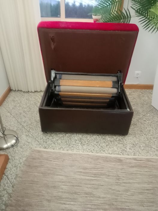 Puff com cama de encolher