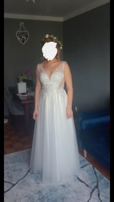 Piękna i lekka suknia ślubna