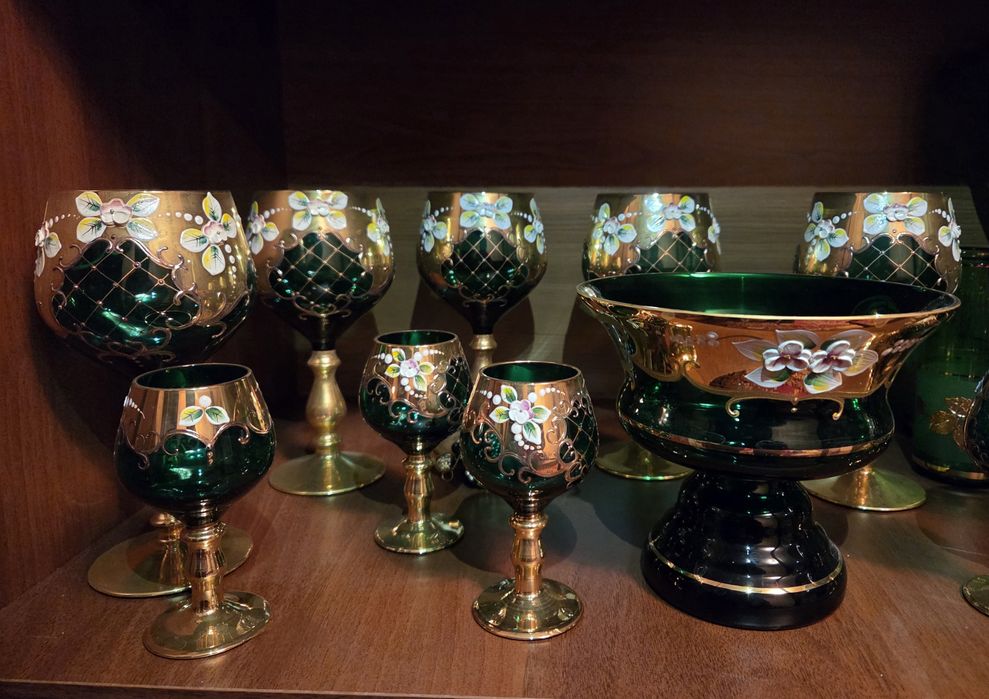 Посуд Богемія. Антикваріат