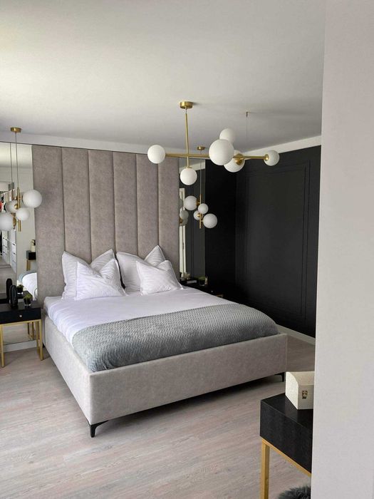 Panele ścianka tapicerowana łóżko box stelaż pojemnik na wymiar panel