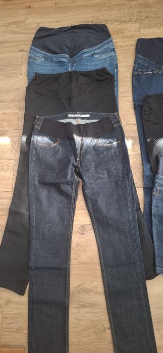 5 par spodni ciążowych  plus spódnica XL 42