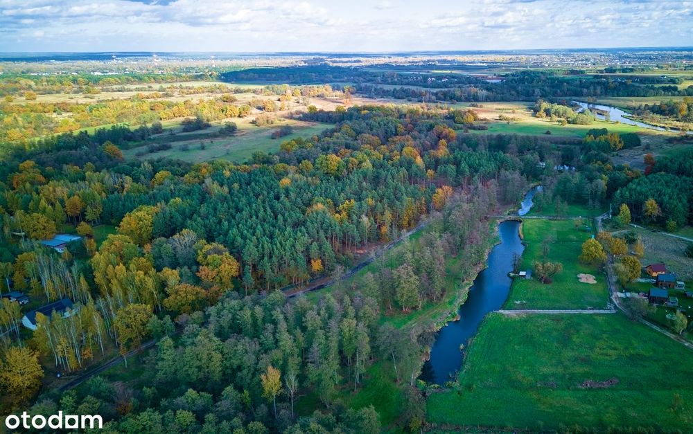 Działki nad wodą – Pilica k. Warki, dookoła las, cisza i spokój :)