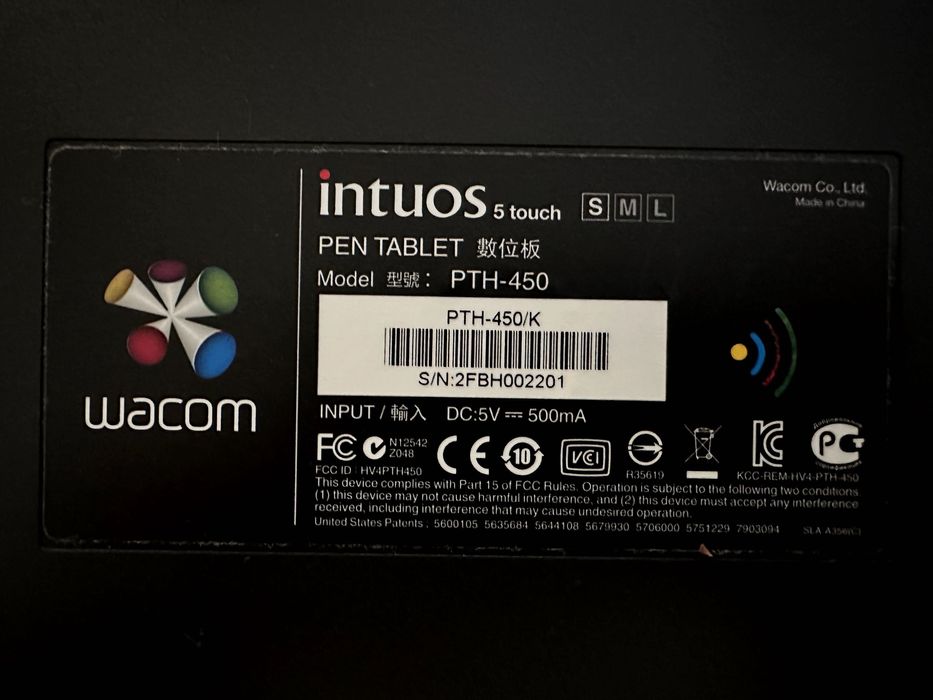 Wacom Intuos 5 Touch Small Digital Tablet64283897982339122