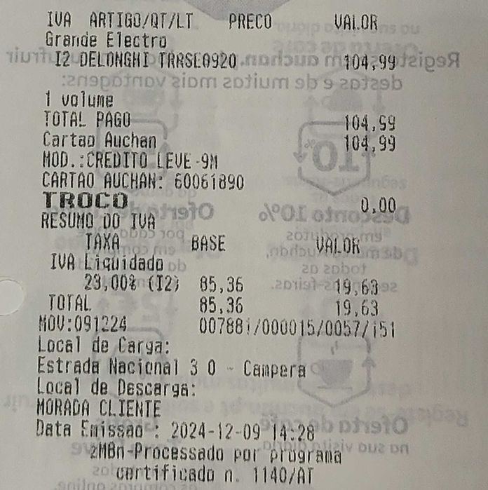 Aquecedor Óleo DeLonghi TRRSE0920