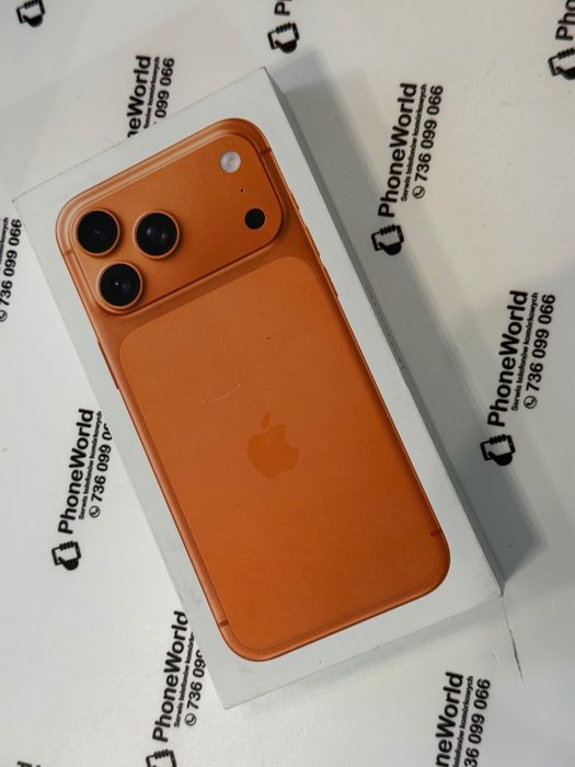 Iphone 17 pro max 256gb pomarańczowy gwarancja PhoneWorld