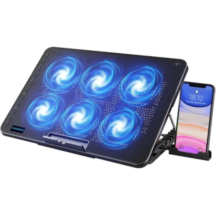 Podstawka chłodząca pod laptop do 17" wentylator LIANGSTAR