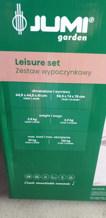 zestaw mebli ogrodowych jumi garden