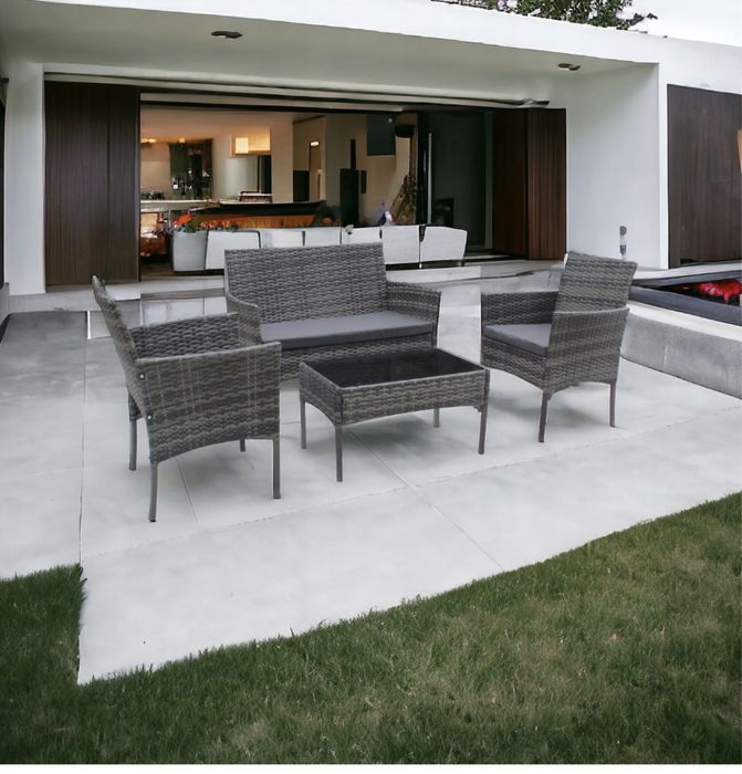 Meble ogrodowe technorattan zestaw kolory