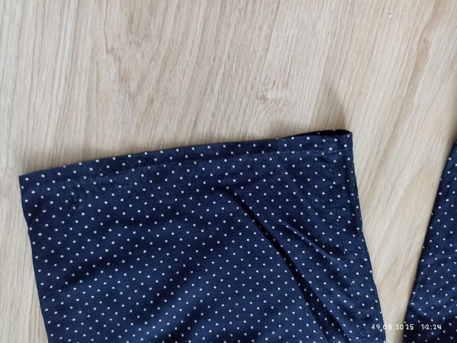 Szerokie spodnie na gumce kropeczki  42-44-46