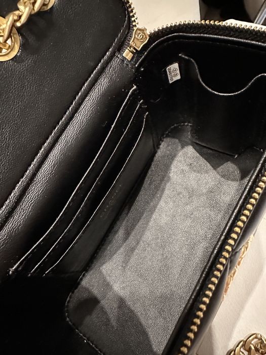 Torebka Chanel Vanity kuferek nowa skóra naturalna