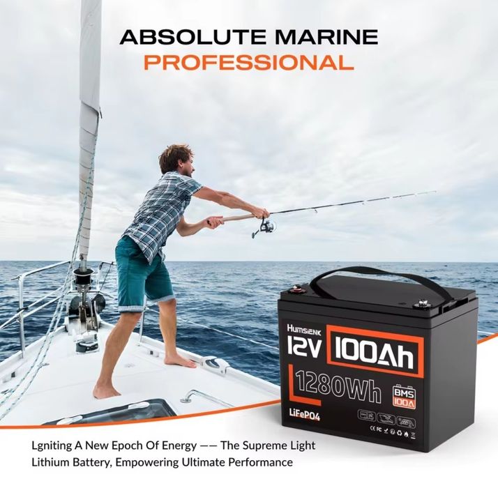 Акумулятор lifepo4 12V 100Ah Humsienk  1280Wh