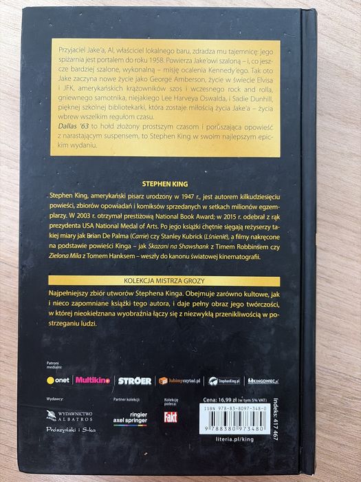 Stephen King – Dallas ’63 część 1 i 2 | Kolekcja Mistrza Grozy 41