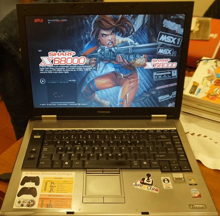 Toshiba Tecra A9 Emulação