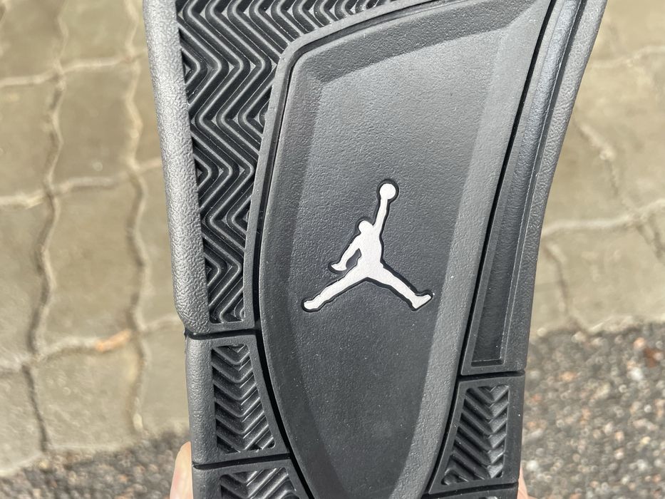Jordan 4 Retro Black Cat кожа шкіра 41-46