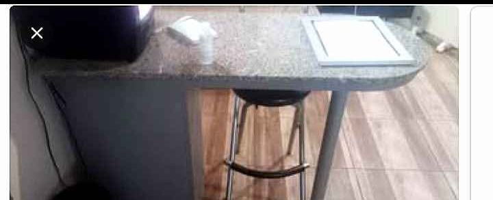 Balcão recepção de cabeleireiro profissional