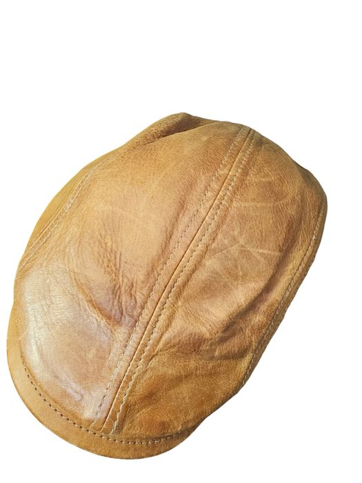 Кепка кожаная,Италия,58 размер,производитель Herman 1874.