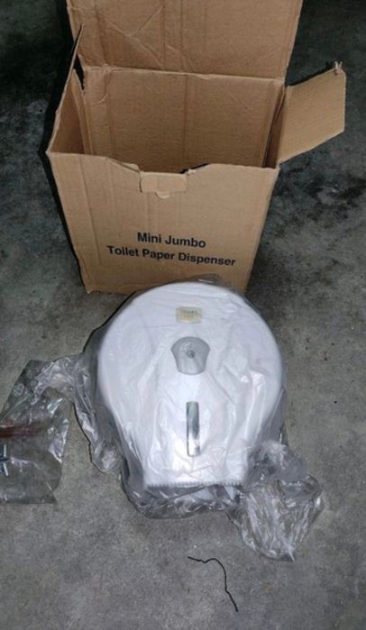 Suporte Novo Papel Higiénico Mini Jumbo