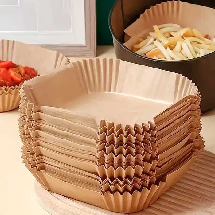 Пергаментні форми для аерогриля 50 шт. 160×45 мм. Паперові вкладиші