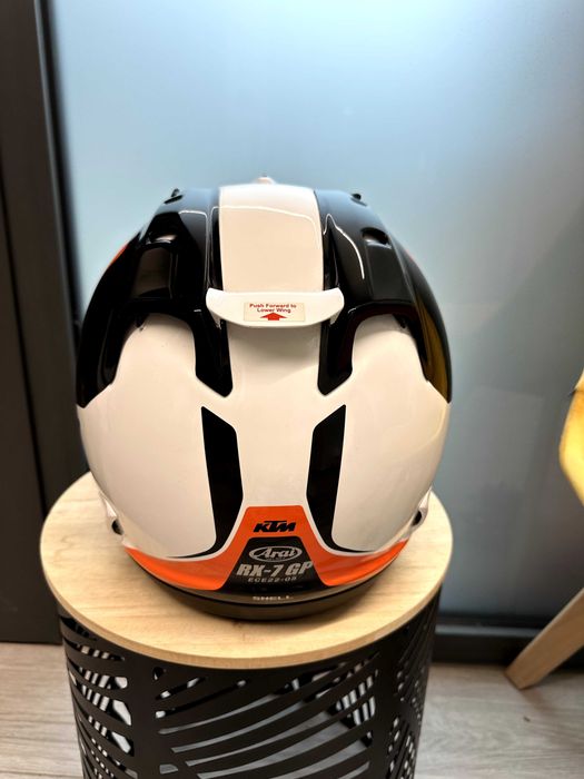 Arai RX-7 GP.  KTM