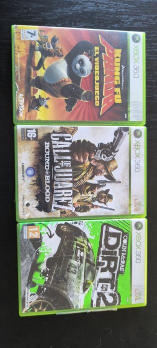 Call of Juarez bound in blood/Kung fu panda/Dirt 2 Xbox One
