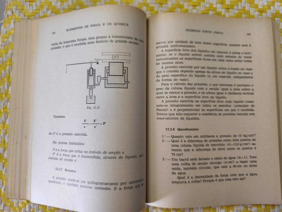 Compêndio de Elementos de física e de química- 
Fernando N. da Silva