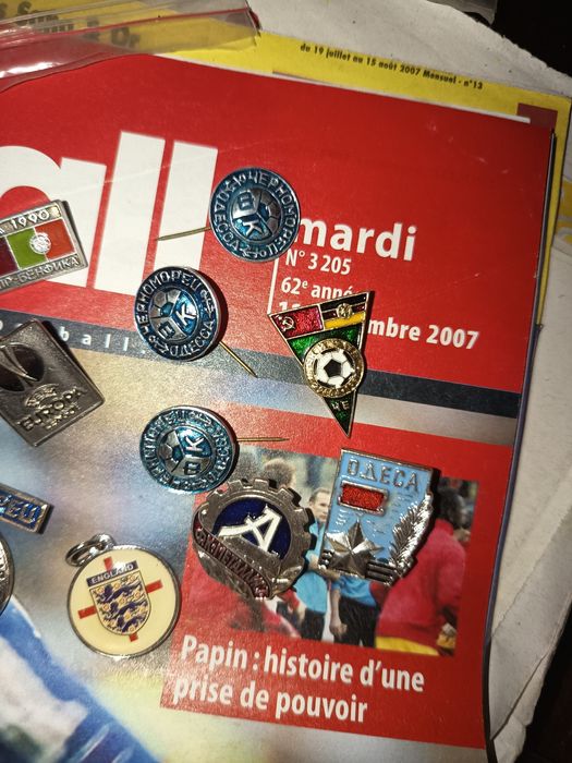 Значки футбольные