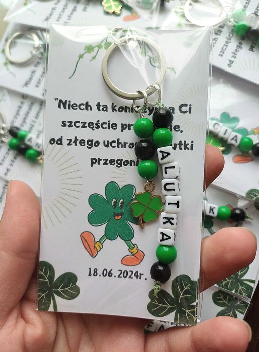 Breloczki koniczynki