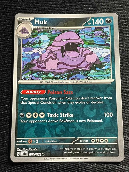 Carta Pokémon Muk 127/198 Scarlet & Violet