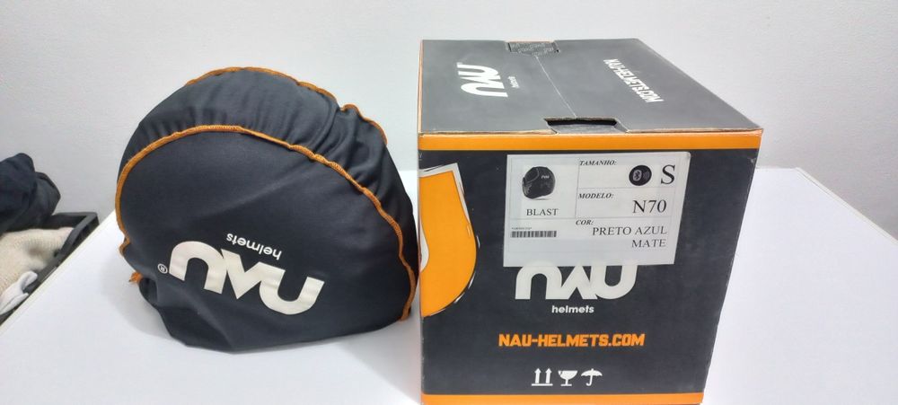 Capacete NAU N70 tamanho S como novo