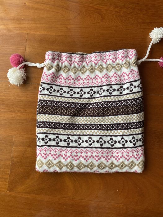 Bolsa de pano ajustavel para menina