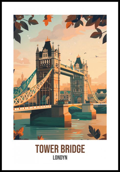 Plakat 61x90,5cm Tower Bridge