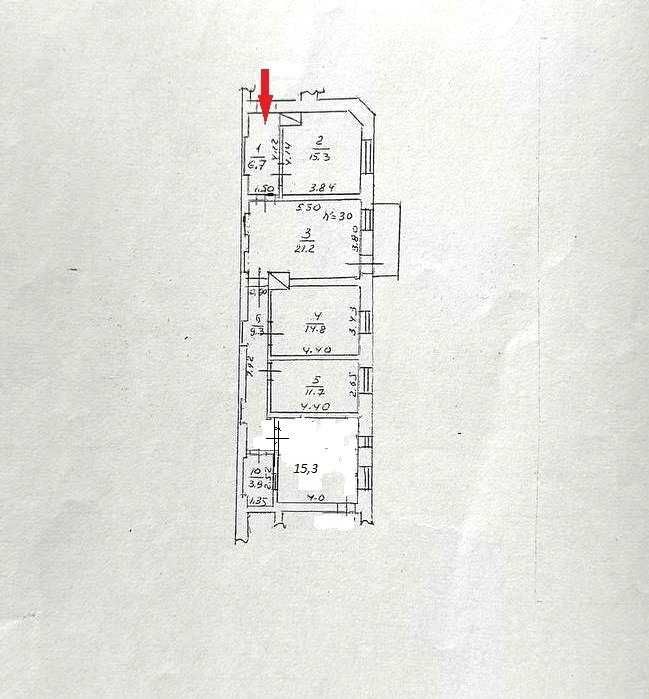 Четырехкомнатная в Центре/Софиевская.