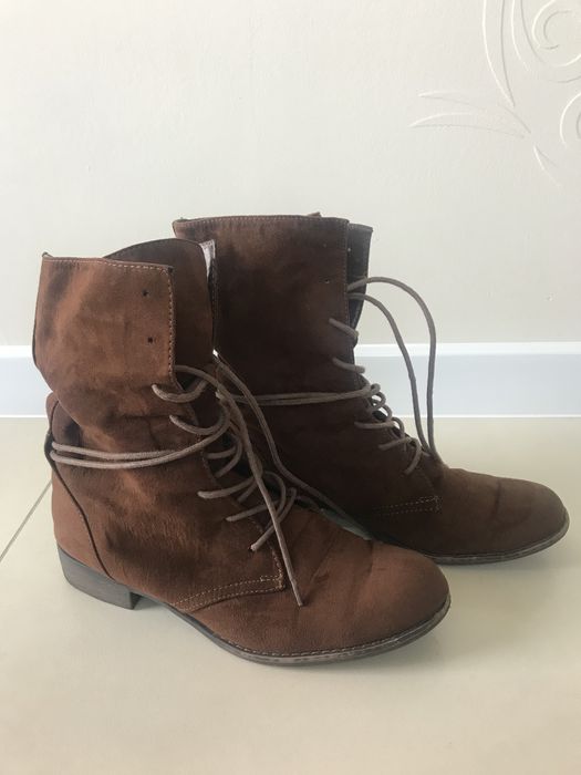 Zamszowe botki, Deichmann, roz. 39
