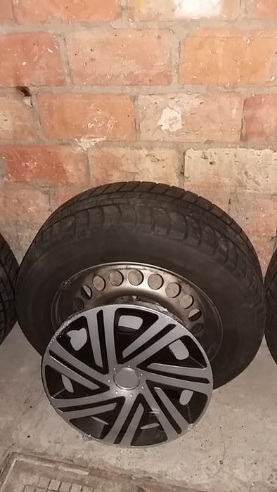opony zimowe R16 Michelin Alpin Pilot z felgami stalowymi