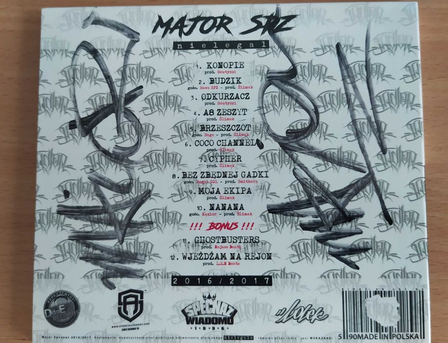 Uliczny rap  Major Spz  nielegal 1 podpis