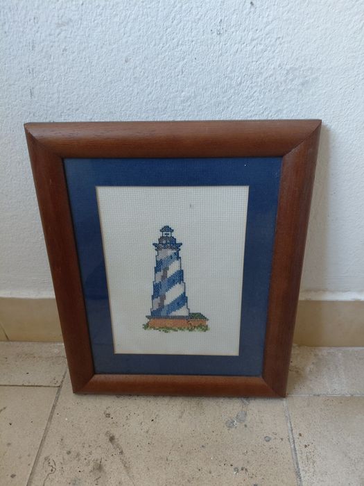 Quadro antigo com imagem do farol