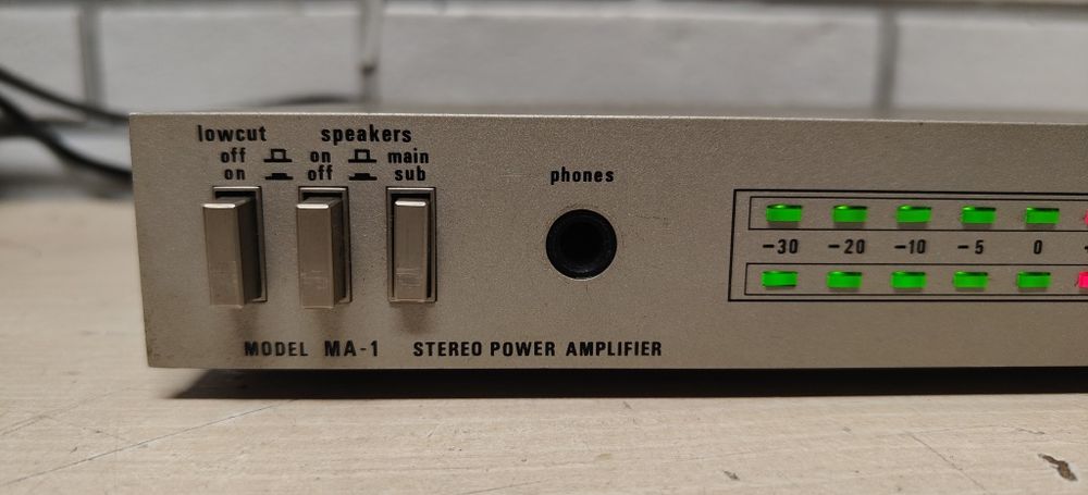 Końcówka mocy MBO MA-1. Stereo. Japan