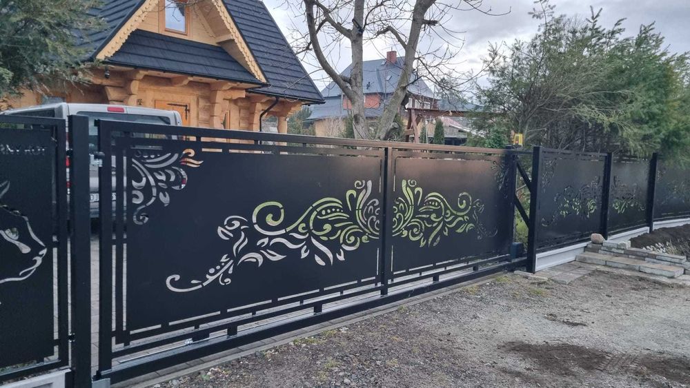 Brama wjazdowa 4m + furtka